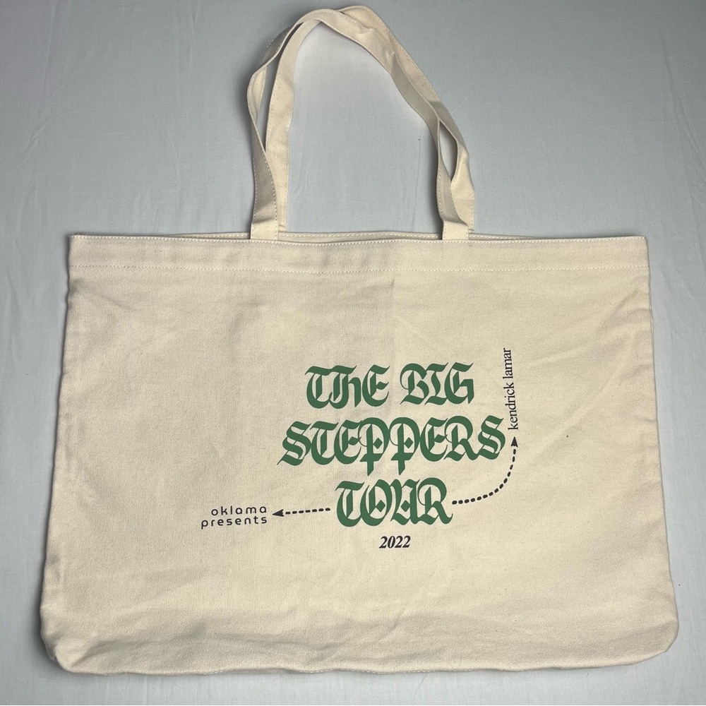 Cream Kendrick Lamar Canvas Tote Bag